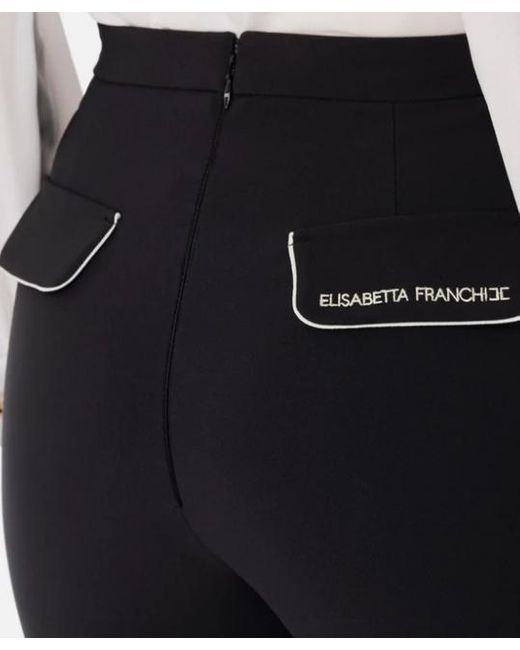 Elisabetta Franchi Black Trousers