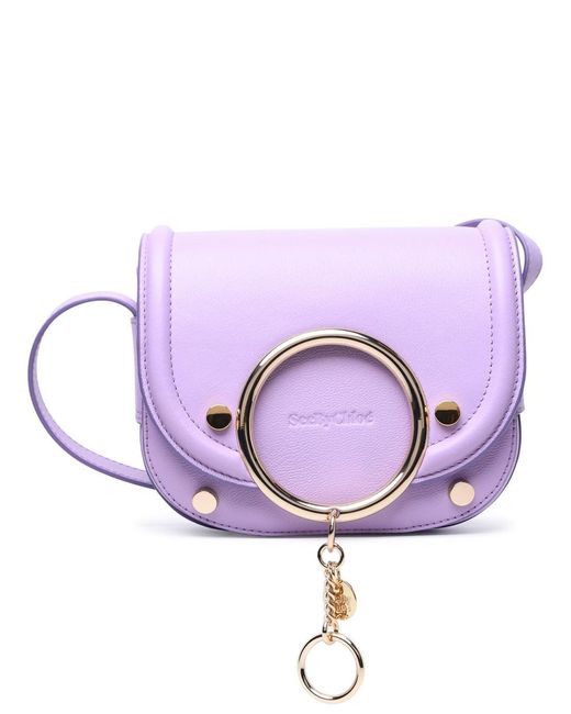 See By Chloé Purple Small 'Mara' Crossbody Bag