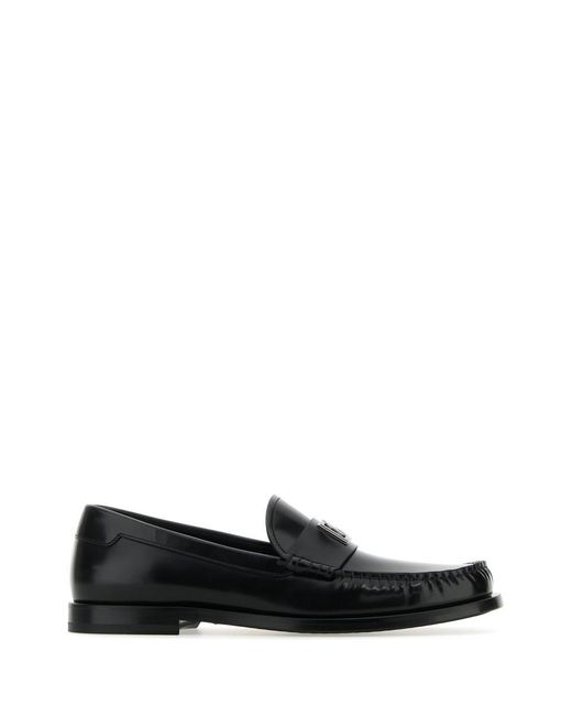 Dolce & Gabbana Black Flat Shoes for men