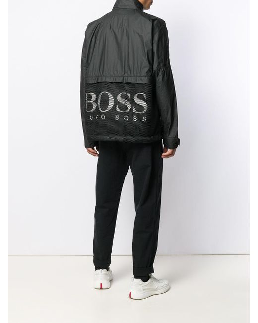 BOSS by HUGO BOSS Synthetic Obaav Lightweight Jacket in Black for Men -  Save 31% - Lyst