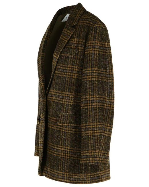 Isabel Marant Green Gesina' Khaki Virgin Wool Blazer