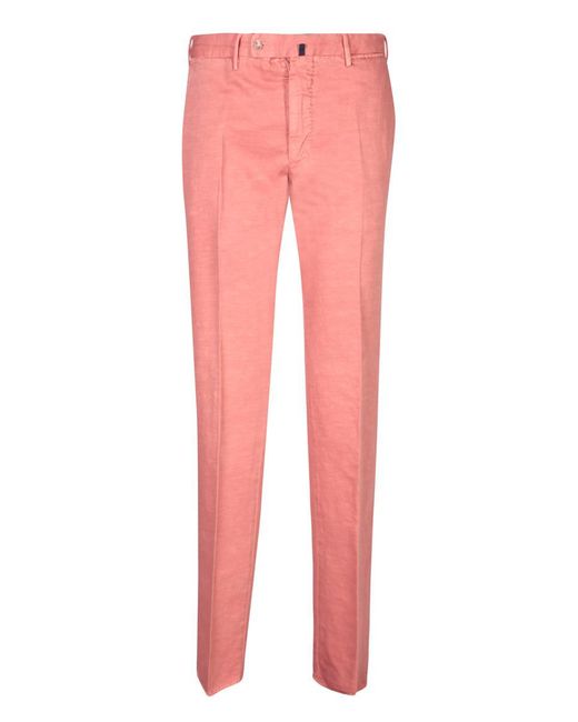 Incotex Pink Trousers for men