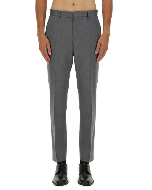 Boss Gray Slim Fit Pants for men