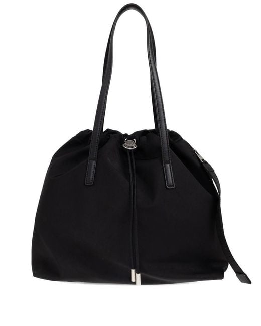 Moncler Black New Trick Tote Drawstring Bags