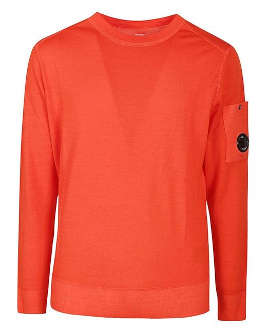 C P Company Red Cp Company Sweaters for men