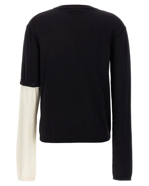 J.W. Anderson Black Removable Sleeve Sweater Sweater, Cardigans