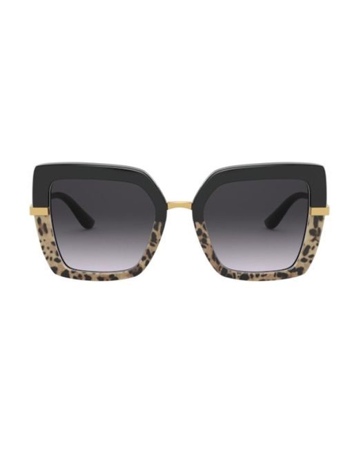 Dolce & Gabbana Black Dg4373 Sicilian Taste Sunglasses