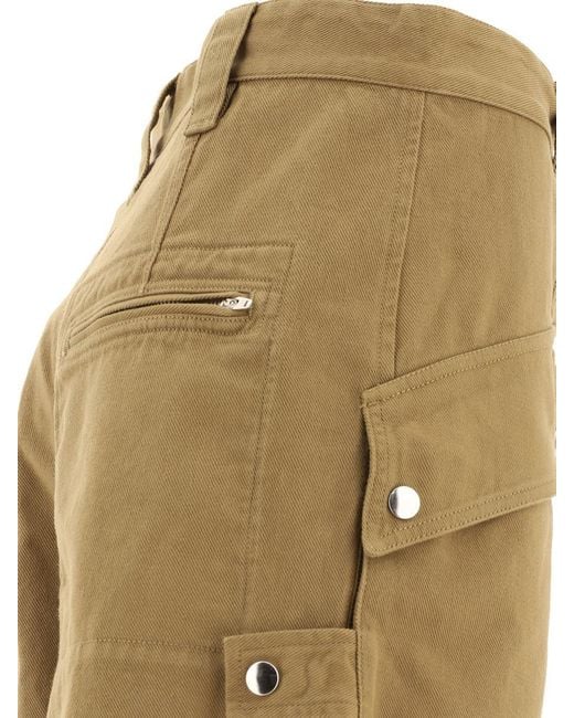 Isabel Marant Natural "Jannick" Trousers