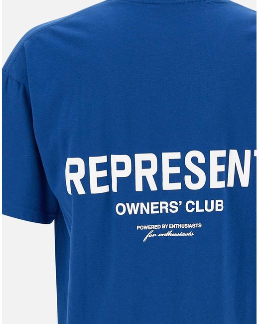 Represent Blue T-Shirts And Polos for men
