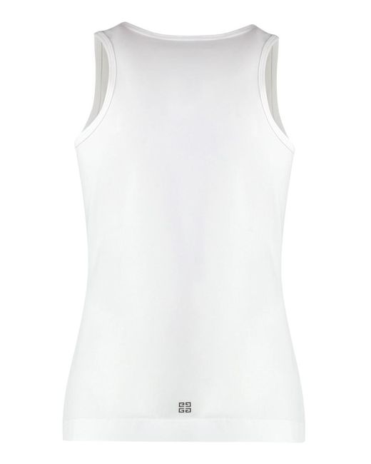 Givenchy Gray Cotton Tank Top