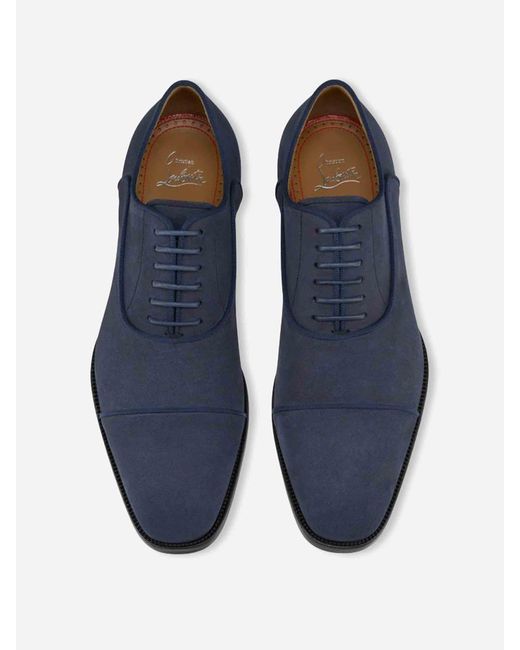 Christian Louboutin Blue Greggory Oxford Shoes for men