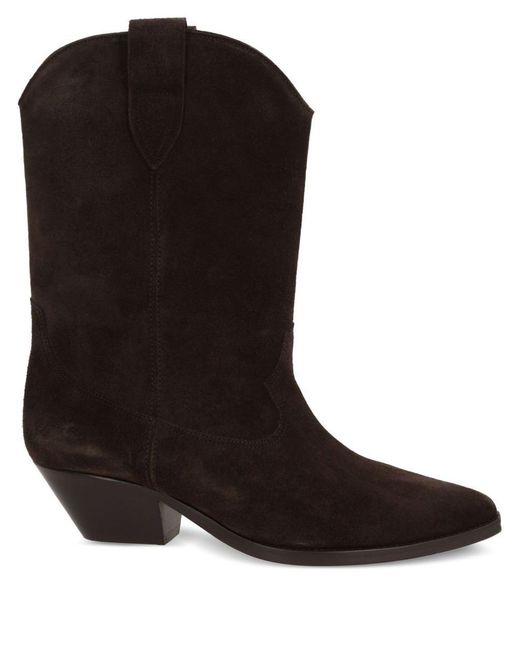 Isabel Marant Brown Suede Point-Toe Boots