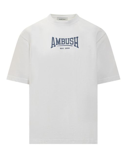 Ambush White Graphic T-Shirt for men