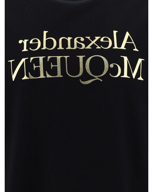 Alexander McQueen Black T-shirts And Polos for men