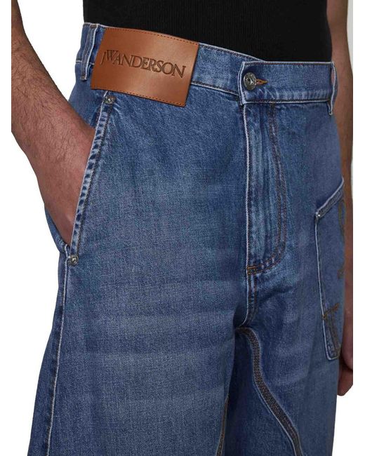 J.W. Anderson Blue Jw Anderson Jeans for men