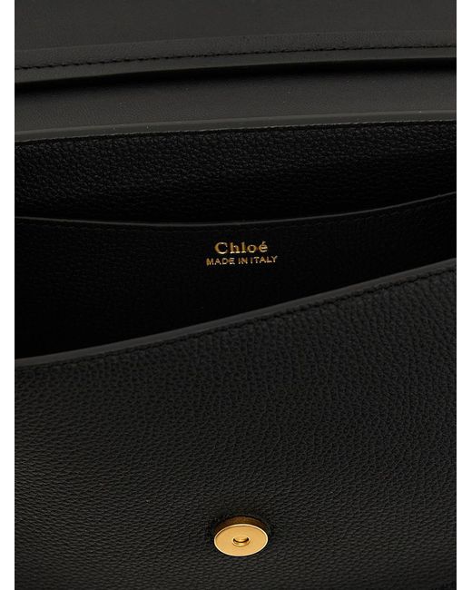 Chloé Black Marcie Hand Bags