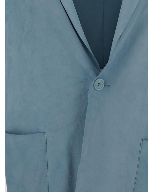 Salvatore Santoro Blue Jacket for men