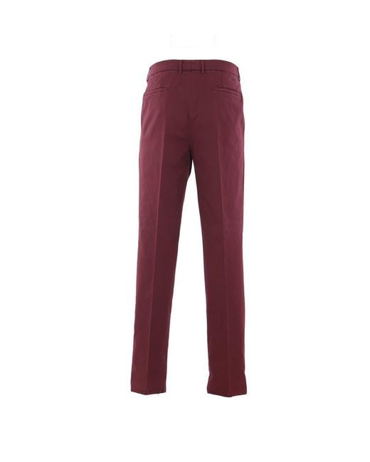 Brunello Cucinelli Red Trousers for men