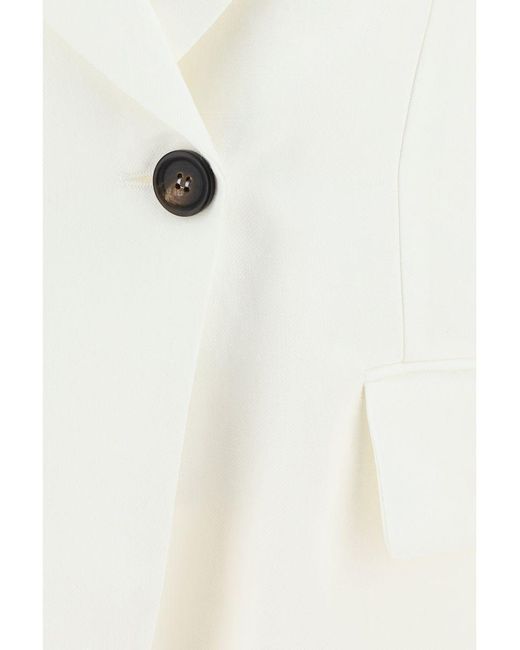 Brunello Cucinelli White Blazers & Vests