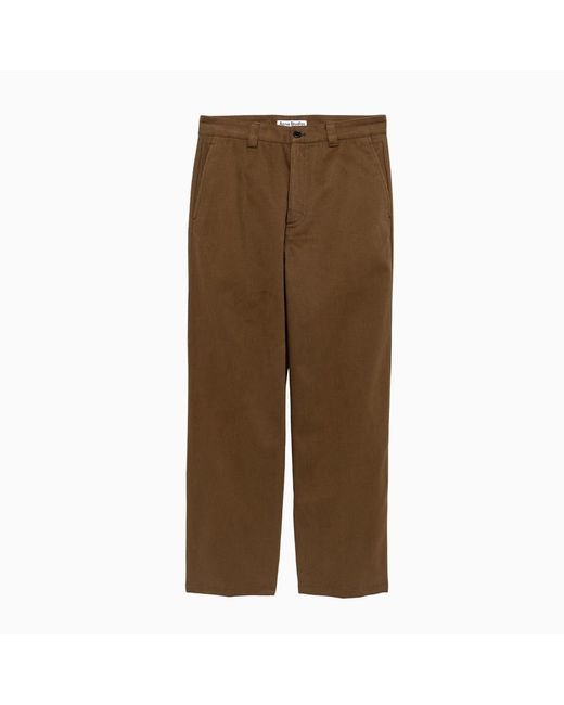 Acne Brown Pants Clothing for men