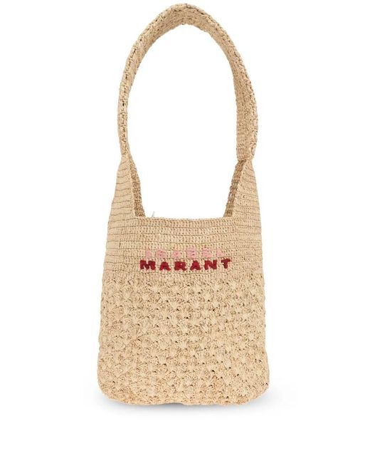 Isabel Marant White Praia Small Tote Bag