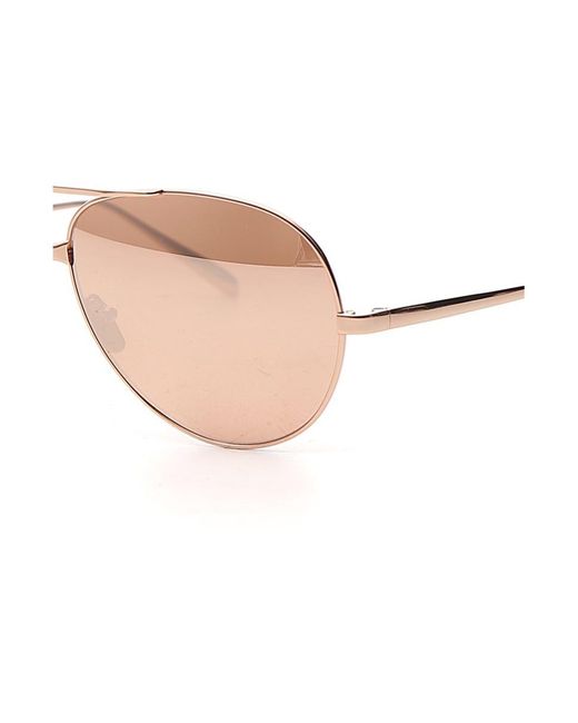 Linda Farrow Natural Aviator Sunglasses