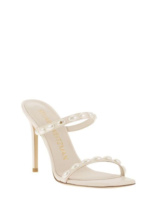 Stuart Weitzman White Pearlita