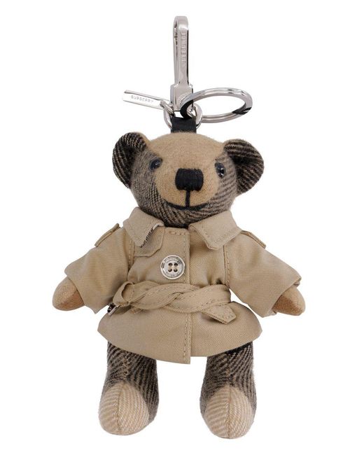Burberry Natural Thomas Trench-coat Teddy Bear Key-ring