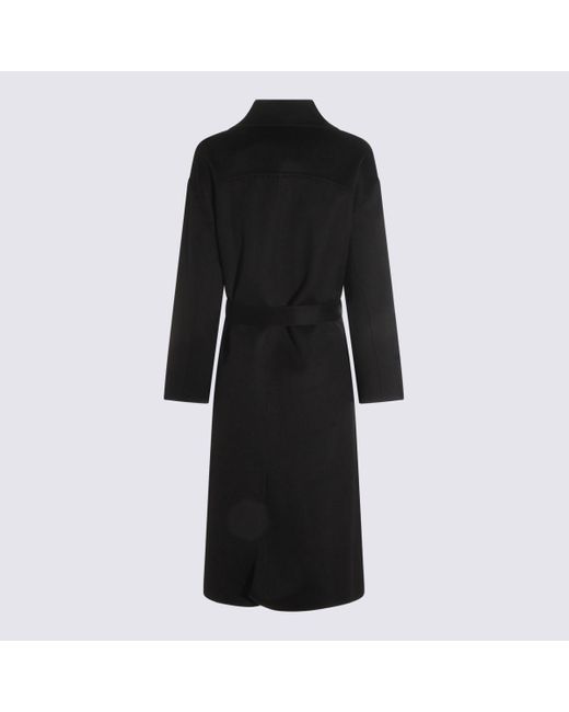 The Dynamis Studio Black Dark Wool Coat