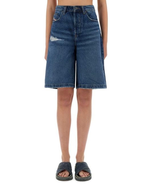 DIESEL Blue "De-Sire" Shorts