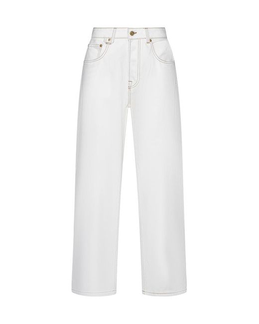 Jacquemus White Jeans