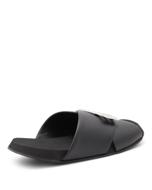 Balenciaga Black Flat Shoes for men