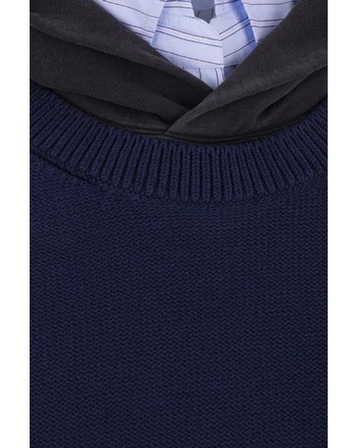 Balenciaga Blue Sweaters for men