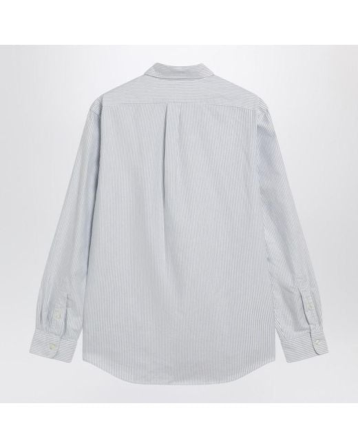 Polo Ralph Lauren White Light/ Striped Oxford Shirt Custom-Fit for men