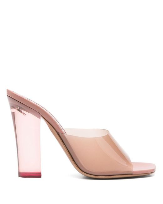 Paris Texas Pink High Block Heel