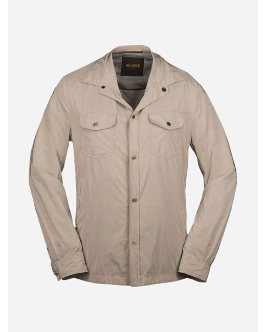 Moorer Natural Atlas Pockets Jacket for men