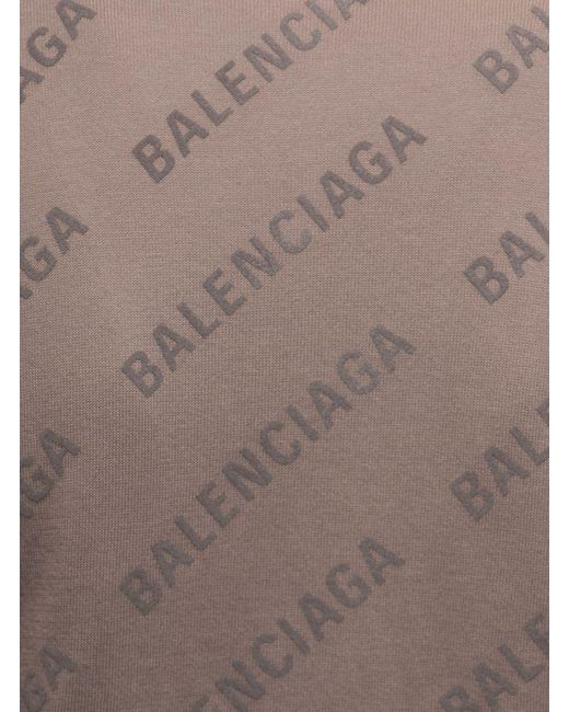 Balenciaga Natural Logo-print Cropped Cardigan