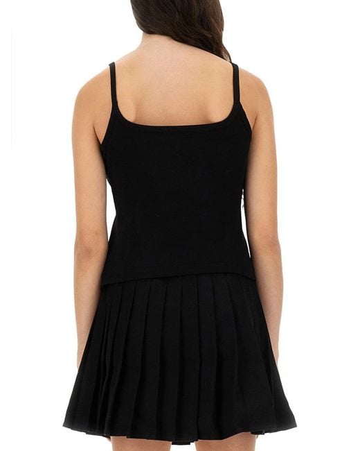 Versace Black Tops With Logo
