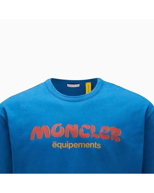 Moncler Genius Blue Moncler X Salehe Bembury Logo T-shirt for men