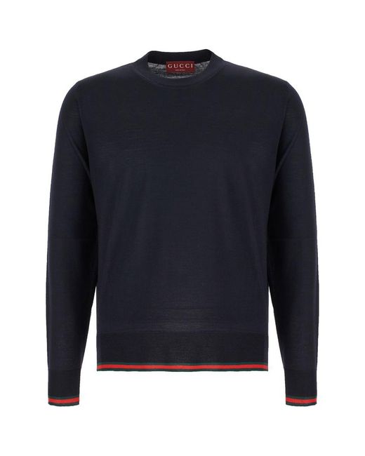 Gucci Blue Knitwear for men