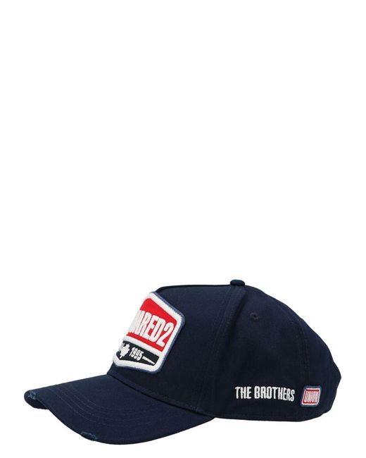 DSquared² Blue Logo Cap Hats for men
