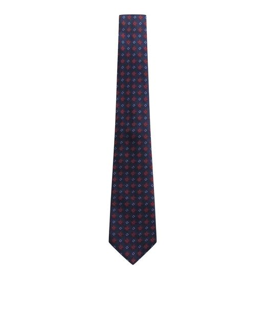 Kiton Blue Tie for men