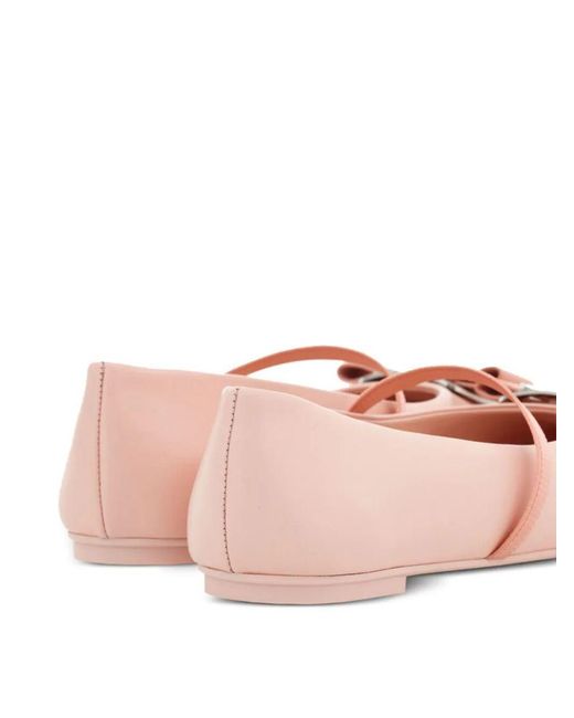 Ferragamo Pink New Vara Dancers Shoes