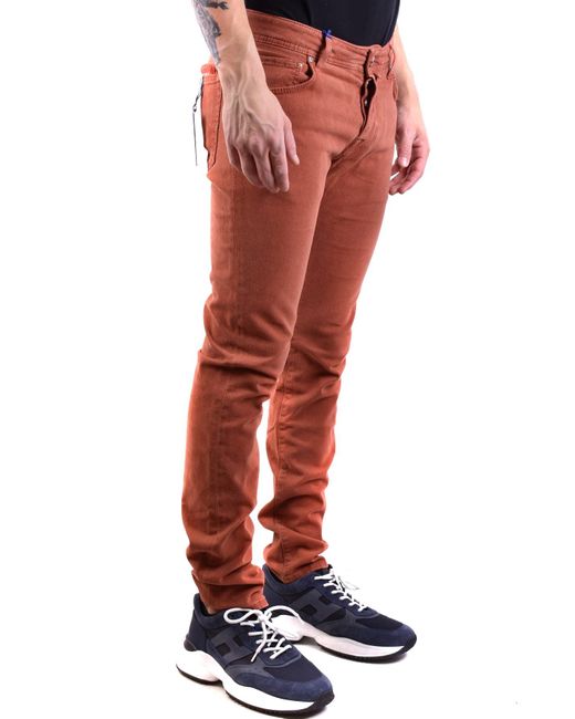 Jacob Cohen Denim Jeans in Rust (Red 