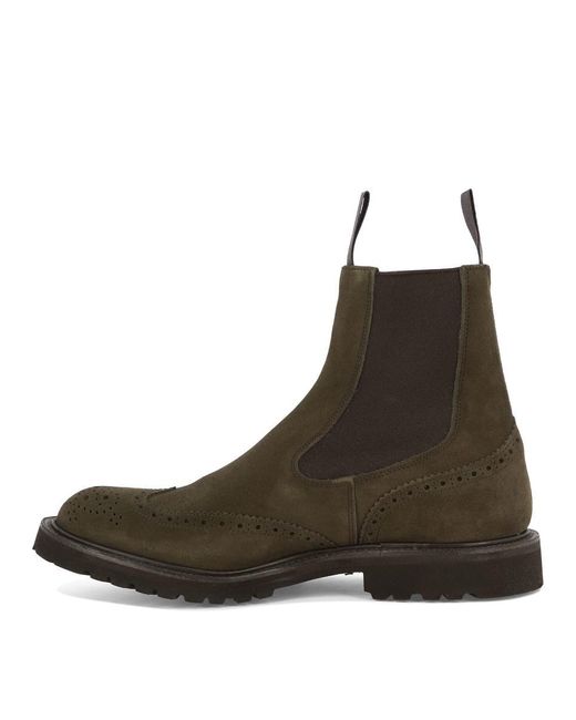 Tricker's Brown "Henry Flint" Ankle Boots for men