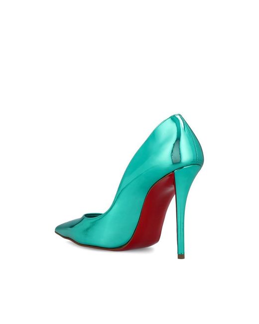 Christian Louboutin Green Heeled Shoes