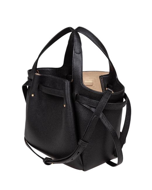 Tory Burch Black Leather Satchel Bag