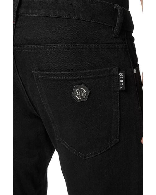 Philipp Plein Black Jeans for men