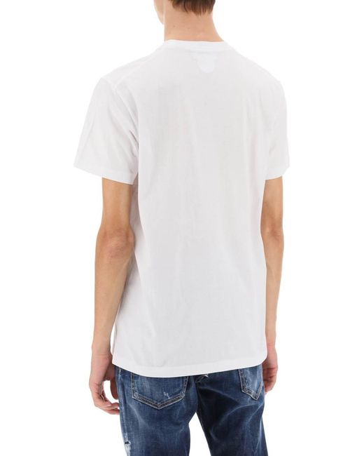 DSquared² White Cool Fit T Shirt for men