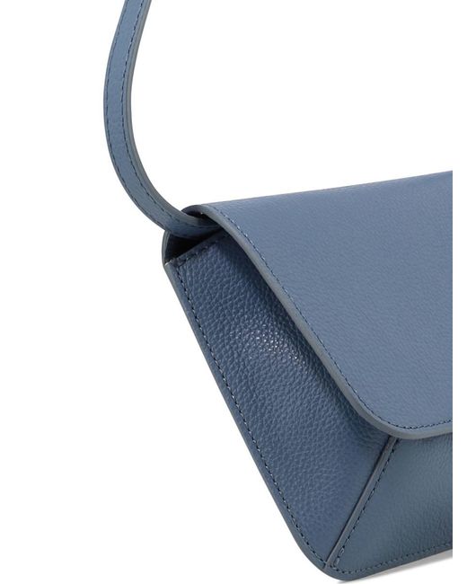 Marni Blue Crossbody Bag With Mending